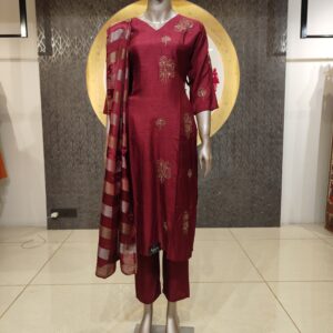 Raw Silk Straight Cut Suit